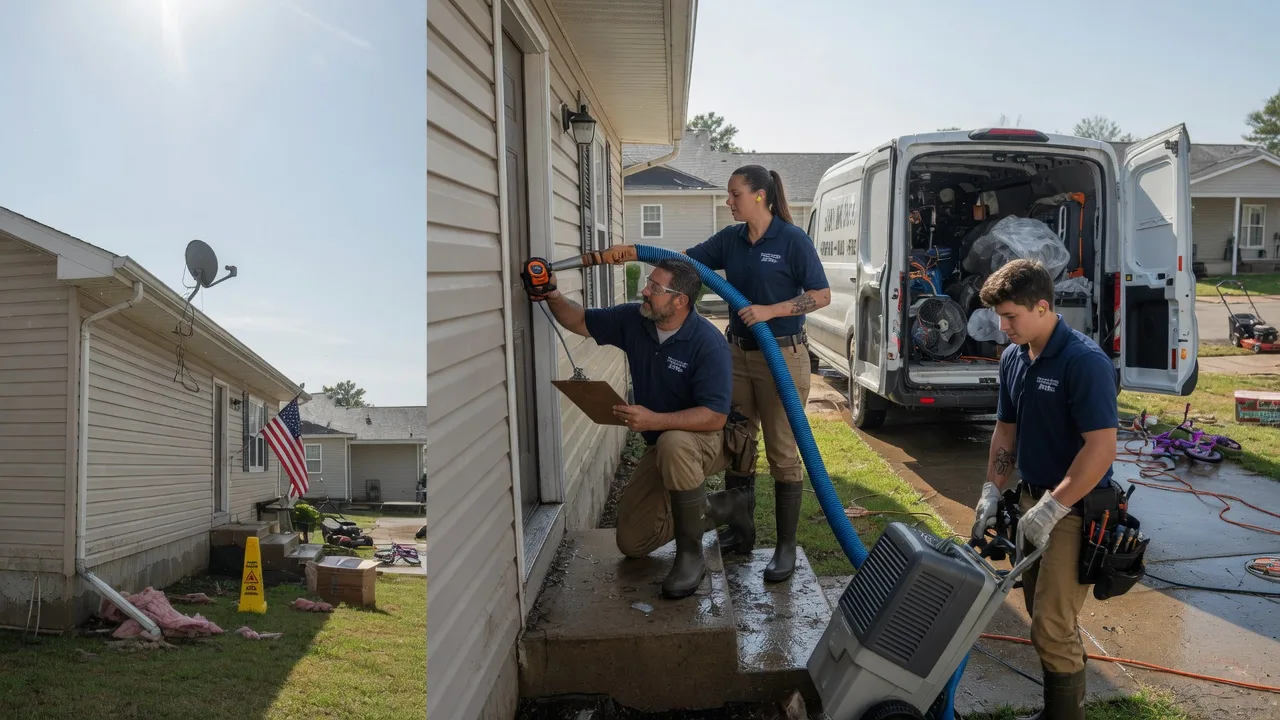 Ceiling Water Damage Restoration in West Alton, MO near me